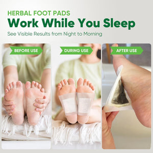 AOSORW Natural Foot Pads for Detox & Sleep – 30 Count