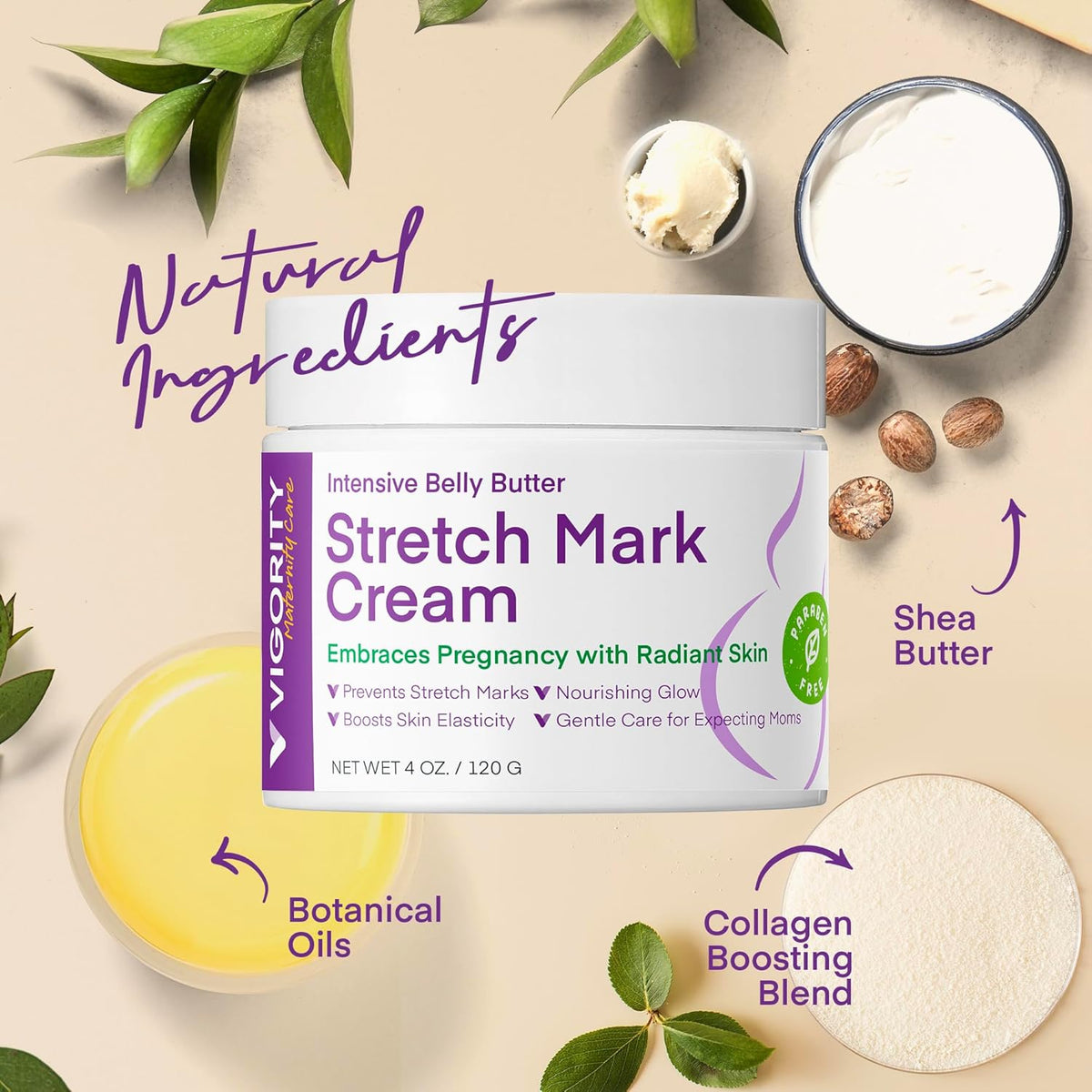 Mometry Cream Stretch Mark Cream for Pregnant Women: Stretch Mark Treatment for ...